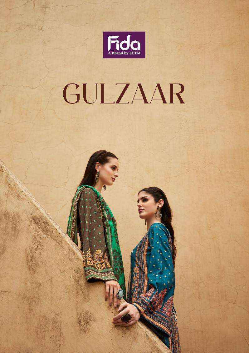 Fida Gulzaar Pashmina Dress Material 6 pcs Catalogue - Wholesale Factory Outlet