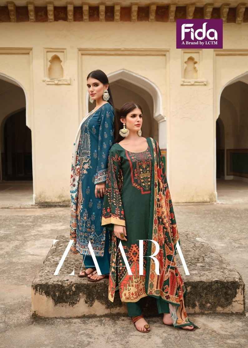 Fida Zaara Pashmina Dress Material 6 pcs Catalogue - Wholesale Factory Outlet