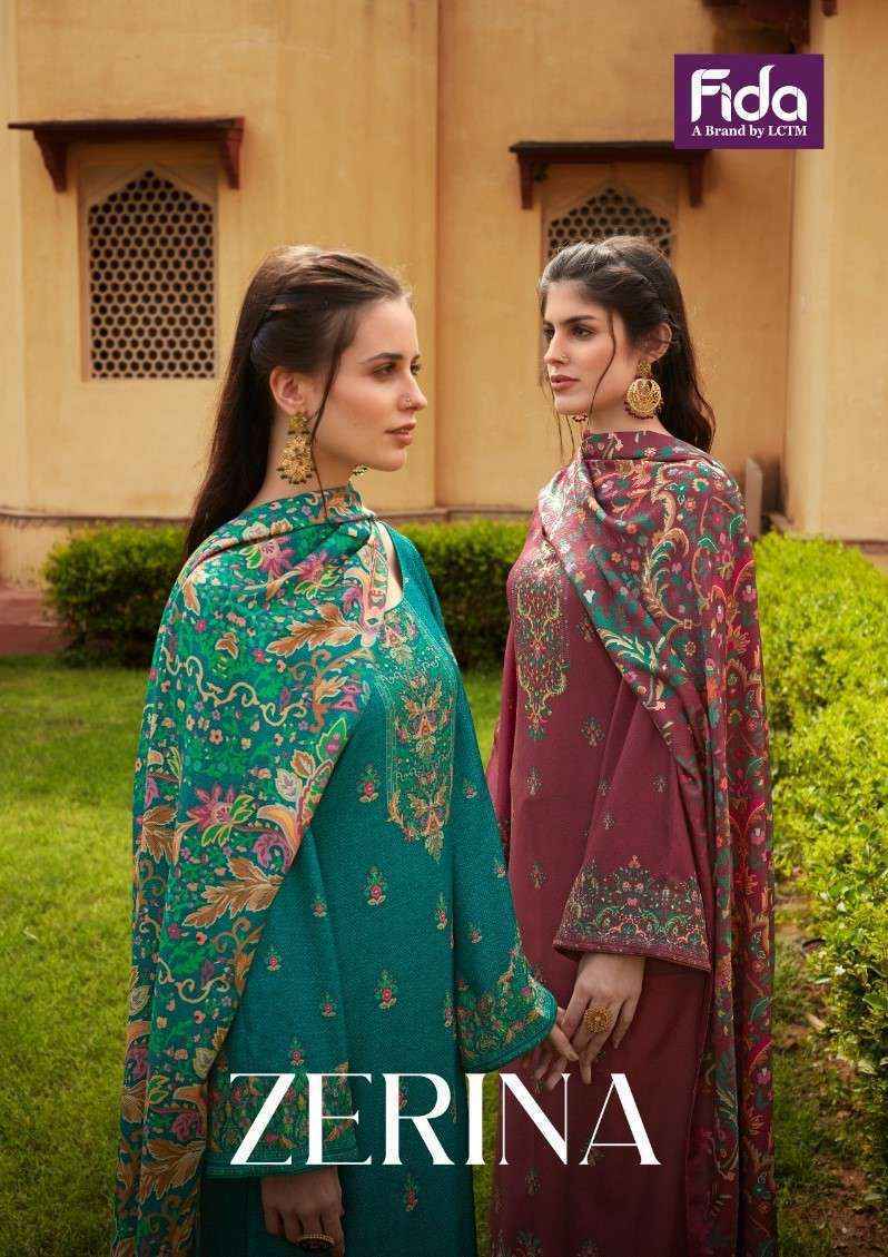 Fida Zerina Pashmina Dress Material 6 pcs Catalogue - Wholesale Factory Outlet