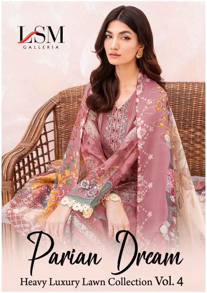 LSM Galleria Parian Dream Vol 4 Dress Material  Wholesale Factory Price