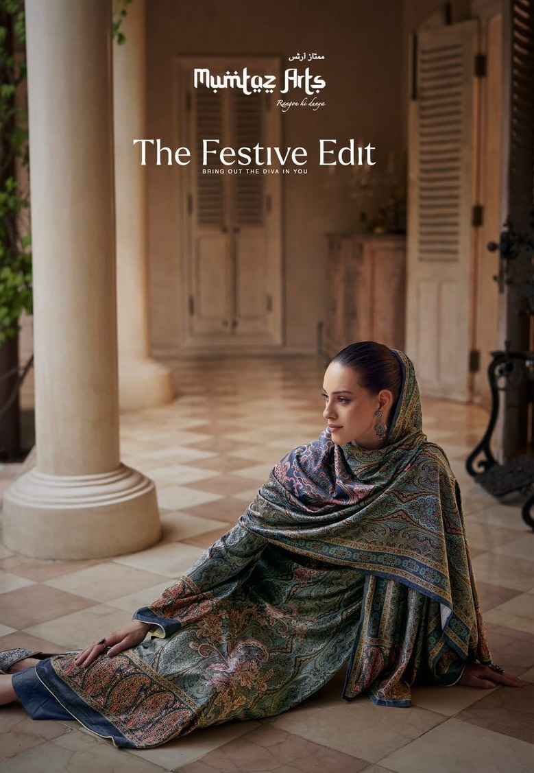 Mumtaz Arts The Festive Edit Velvet Dress Material 6 pcs Catalogue - Wholesale Factory