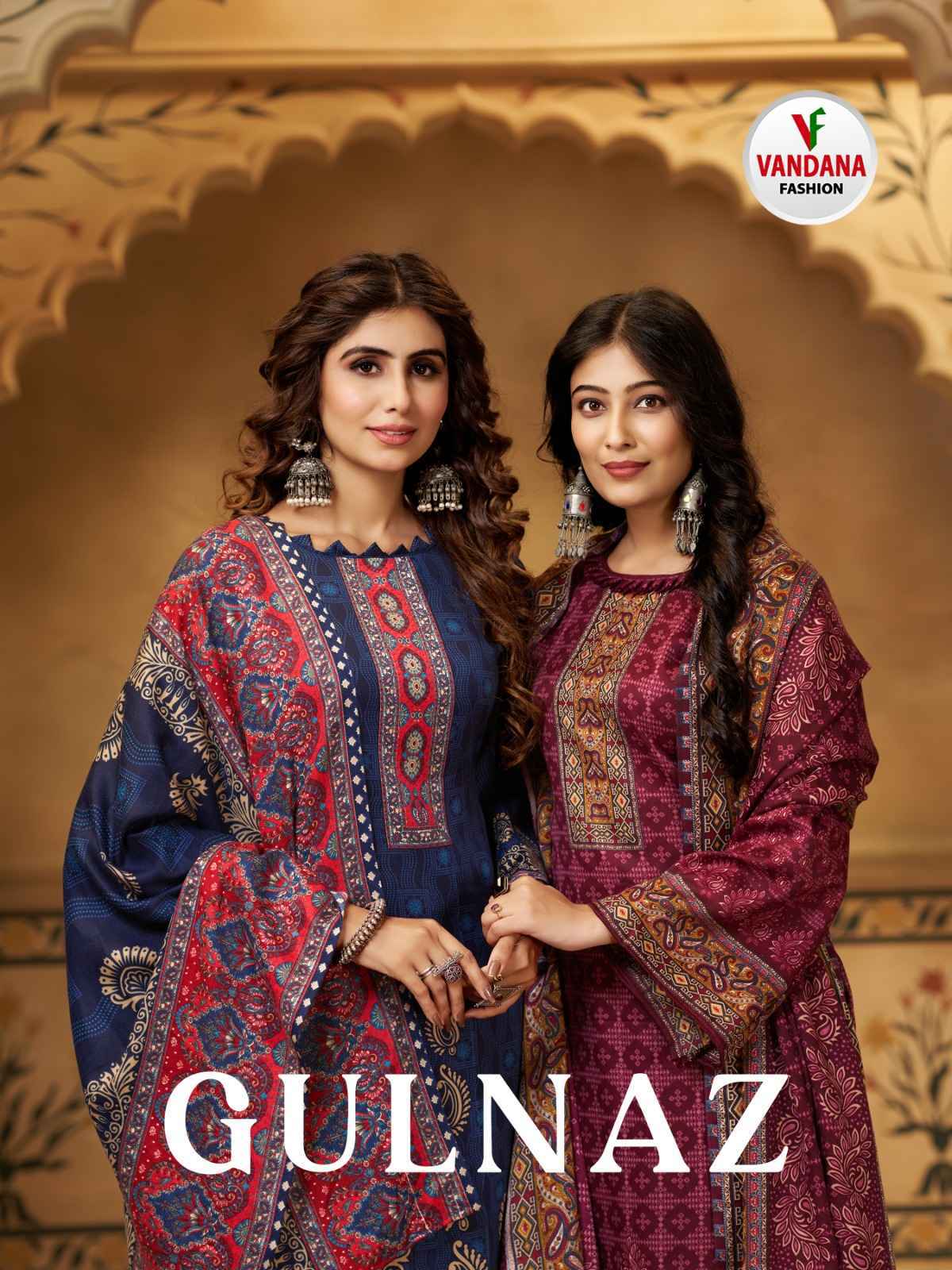 Vandana Fashion Gulnaz Pashmina Dress Material 8 pcs Catalogue - Wholesale Factory