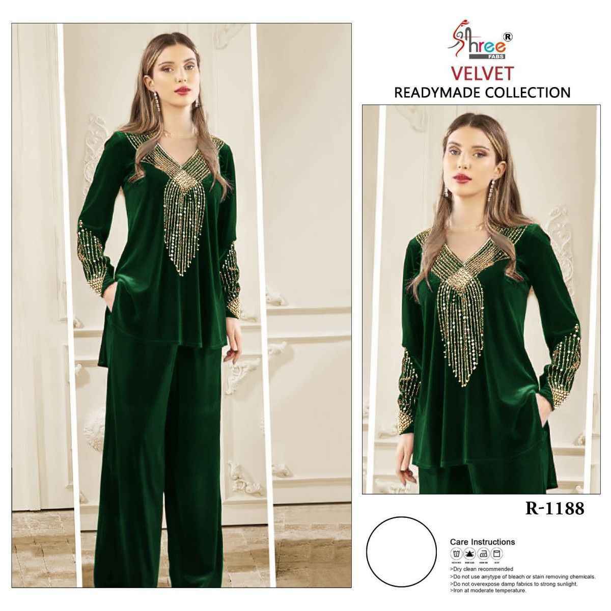 Shree Fabs R1188 Velvet Readymade Collection Readymade Velvet Dress 3 pcs Catalogue