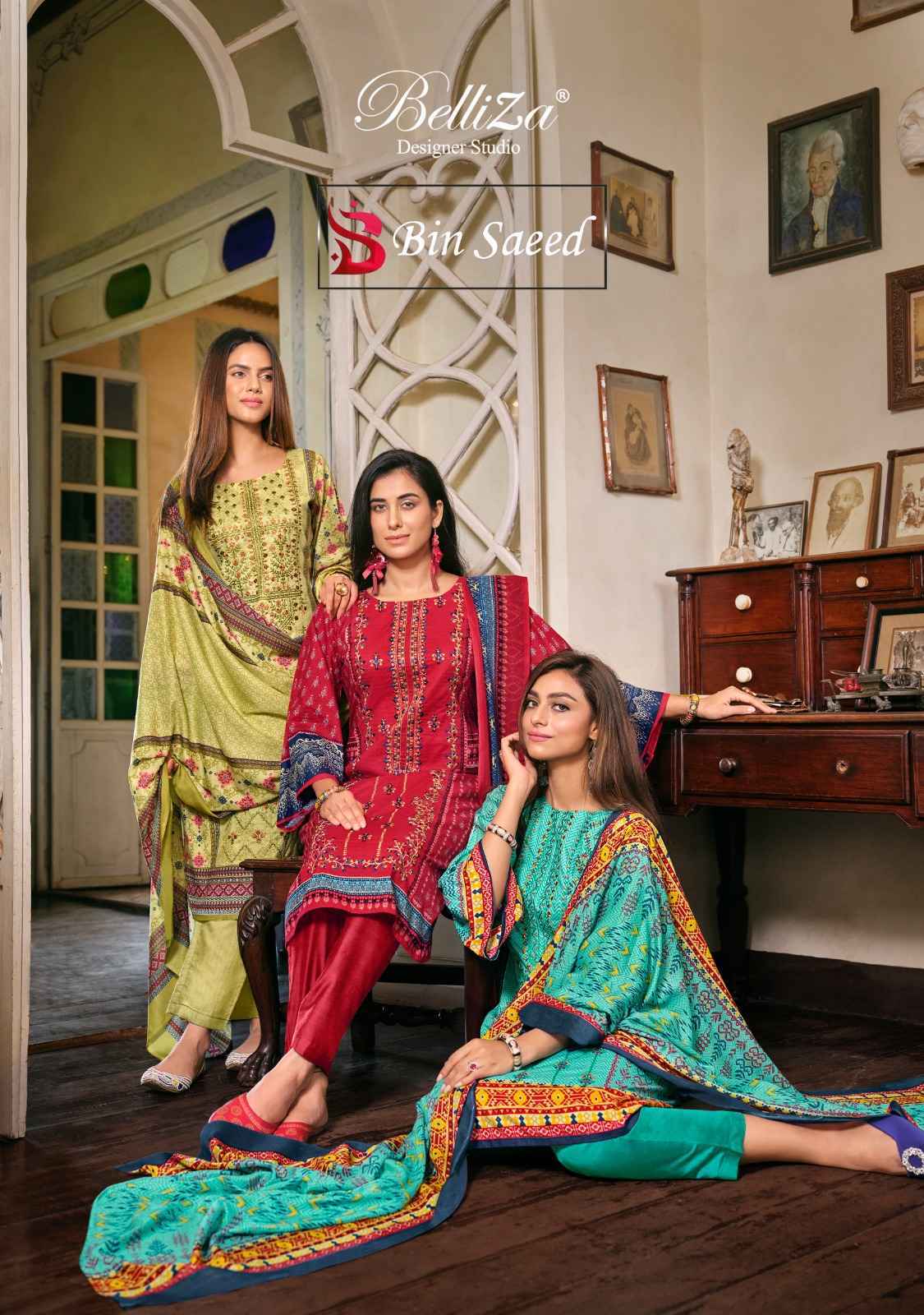 Belliza Siyahi Cotton Salwar Suit Catalog 10 Pcs - Suratfabric.com