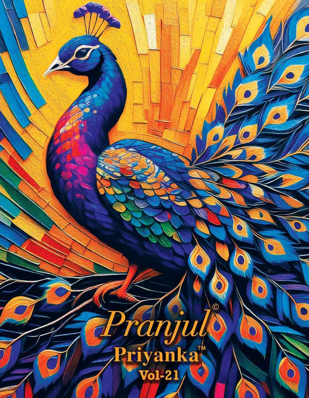 Pranjul Priyanka Vol 21 Cotton Dress Material 36 pcs Catalogue