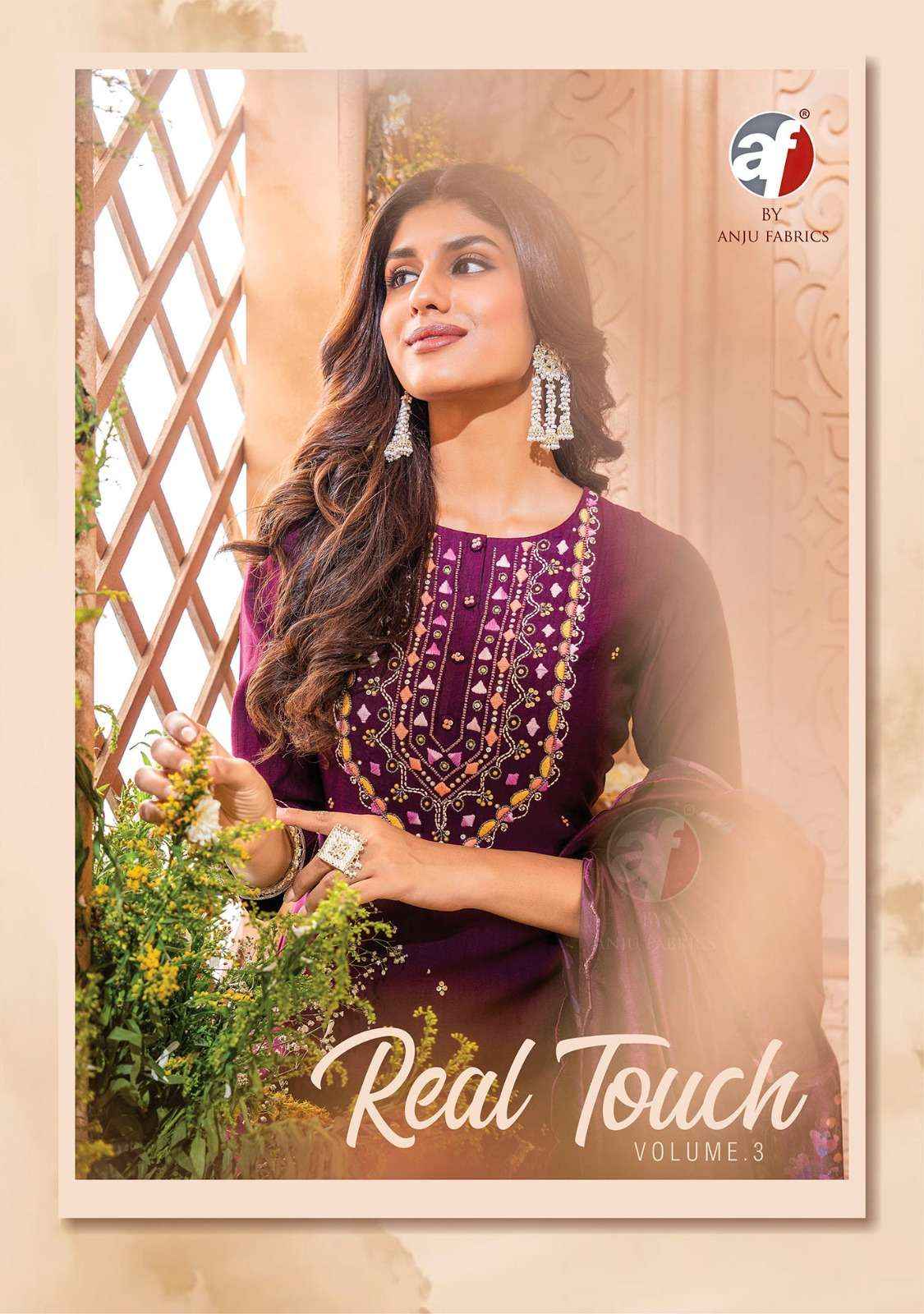 ANJU FABRICS REAL TOUCH VOL 3 READYMADE SUITS