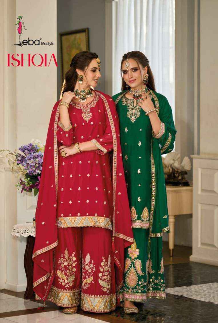 EBA LIFE STYLE ISHQIA HEAVY DESIGNER READYMADE SUITS