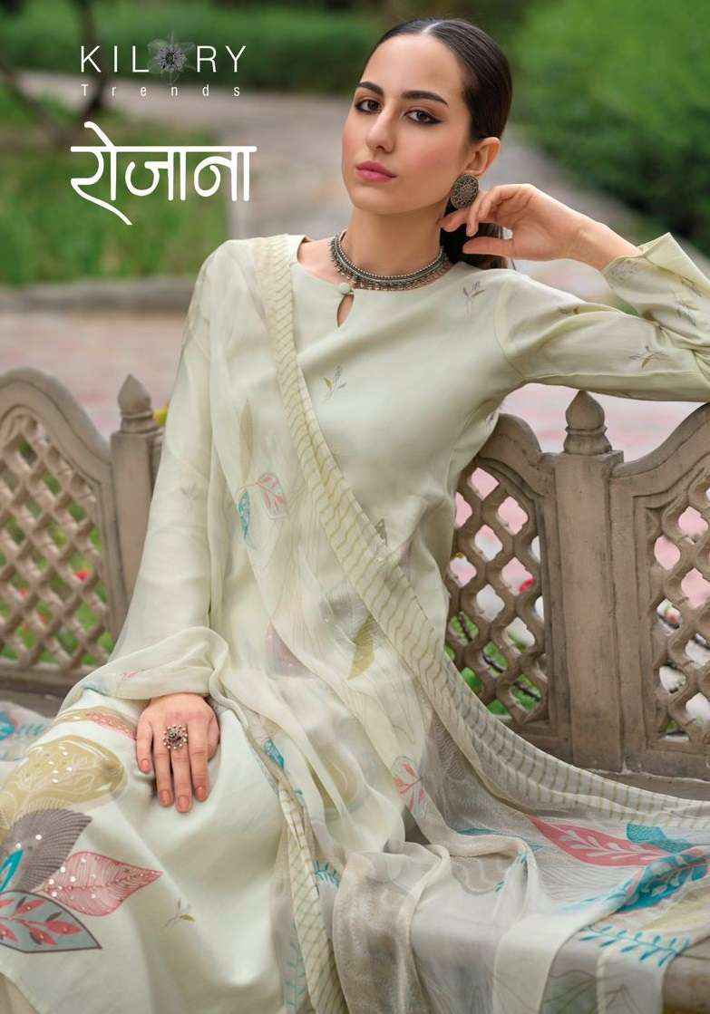 KILORY TRENDZ ROZANA DESIGNER DRESS MATERIAL ( 8 PCS CATALOG )