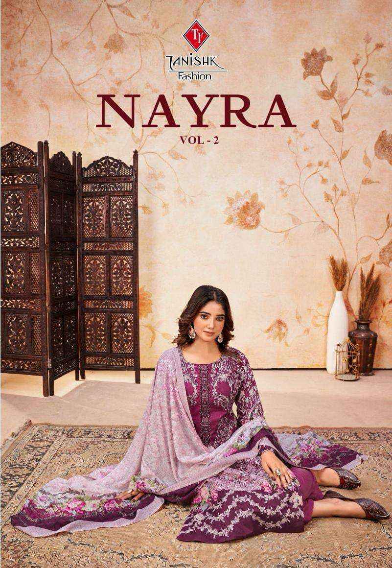 TANISHK FASHION NAYRA VOL-2 COTTON DRESS MATERIAL ( 8 PCS CATALOG )