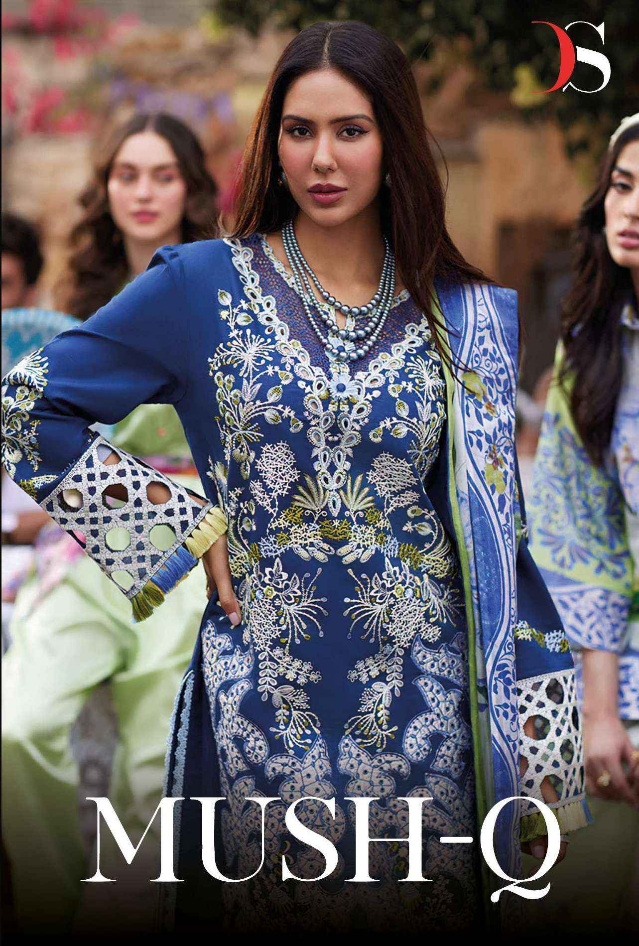 DEEPSY SUITS MUSH Q PAKISTANI DESIGNER SALWAR KAMEEZ ( 6 PCS CATALOG )