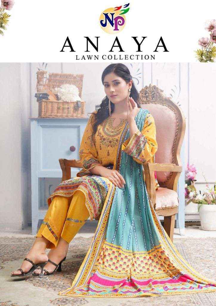 Nand Gopal Anaya Lawn Collection Pakistani Dress Material ( 8 Pcs Catalog )