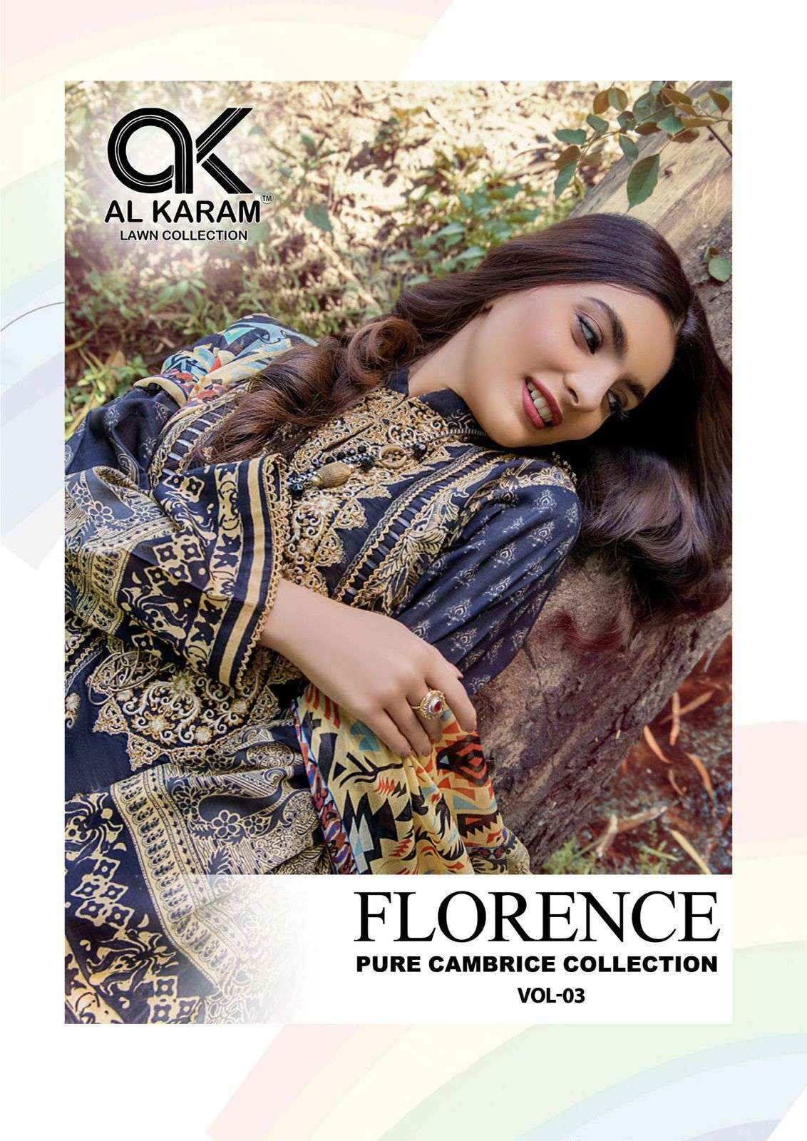 AL KARAM FLORENCE VOL 3 COTTON DIGITAL PRINT SUITS ( 6 PCS CATALOG )