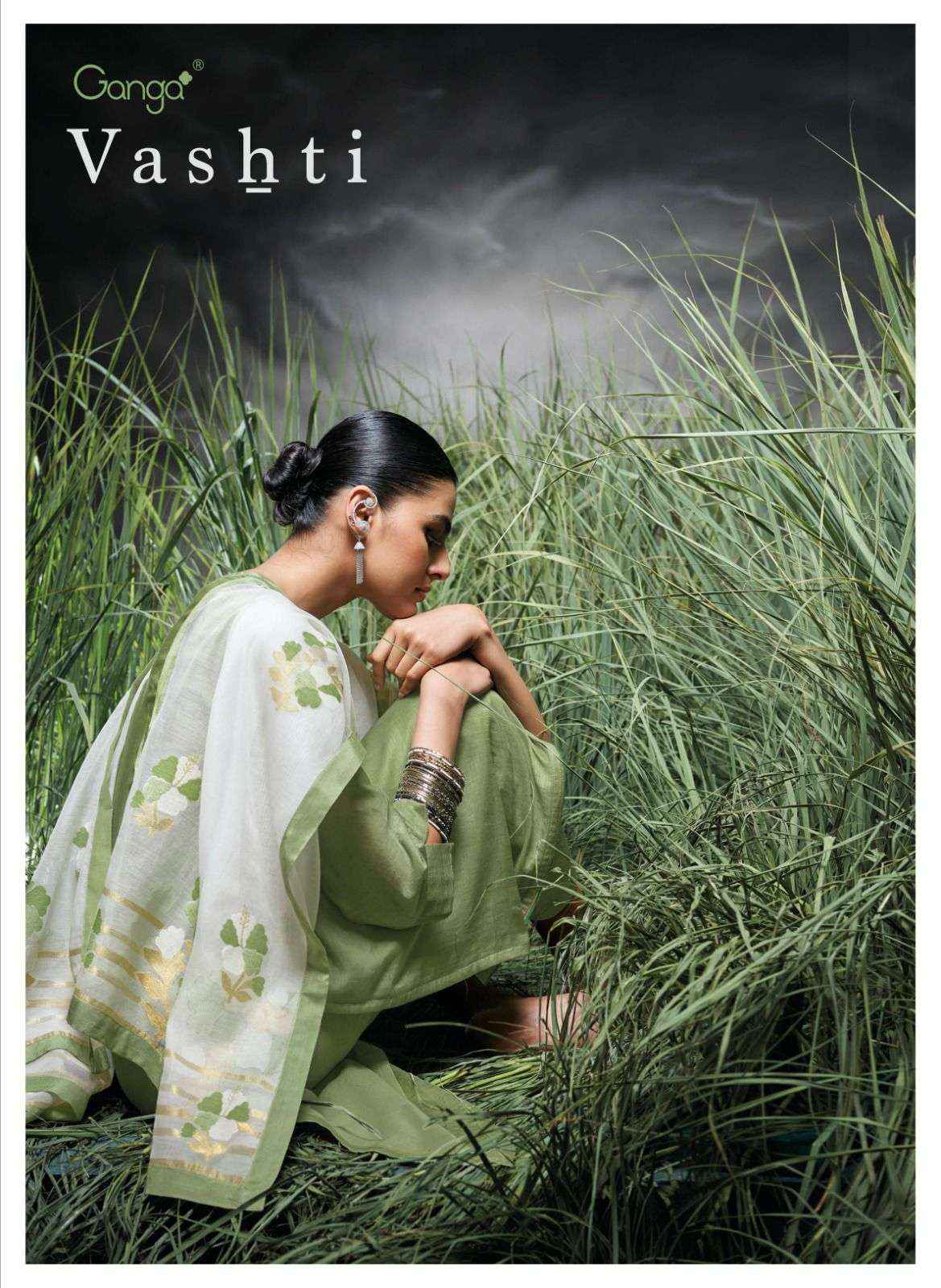 Ganga Vashti Designer Silk Ladies Dress Material Wholesale Price ( 6 Pcs Catalog )