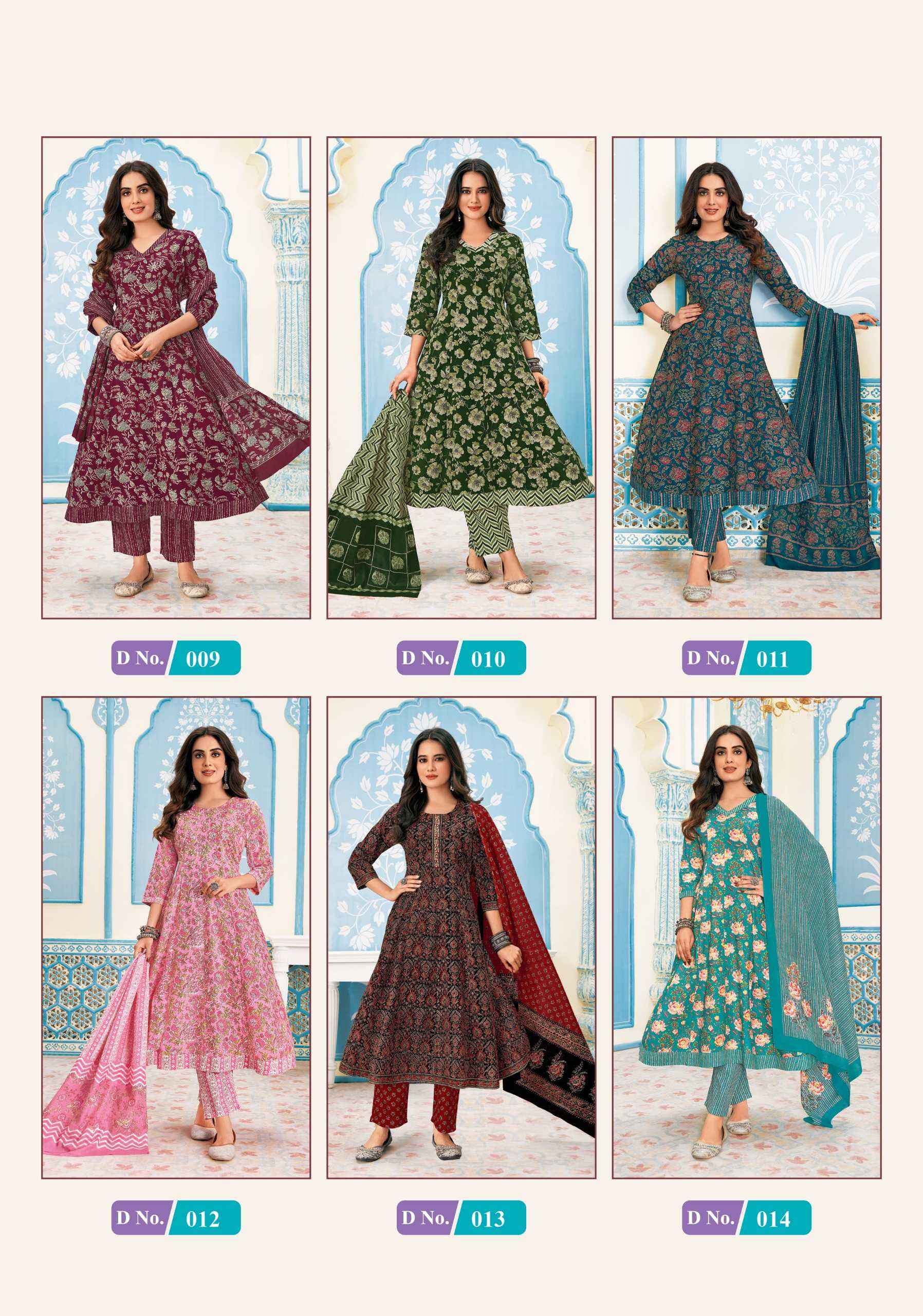 MCM LIFESTYLE ANARKALI READYMADE SALWAR KAMEEZ ( 10 PCS CATALOG )