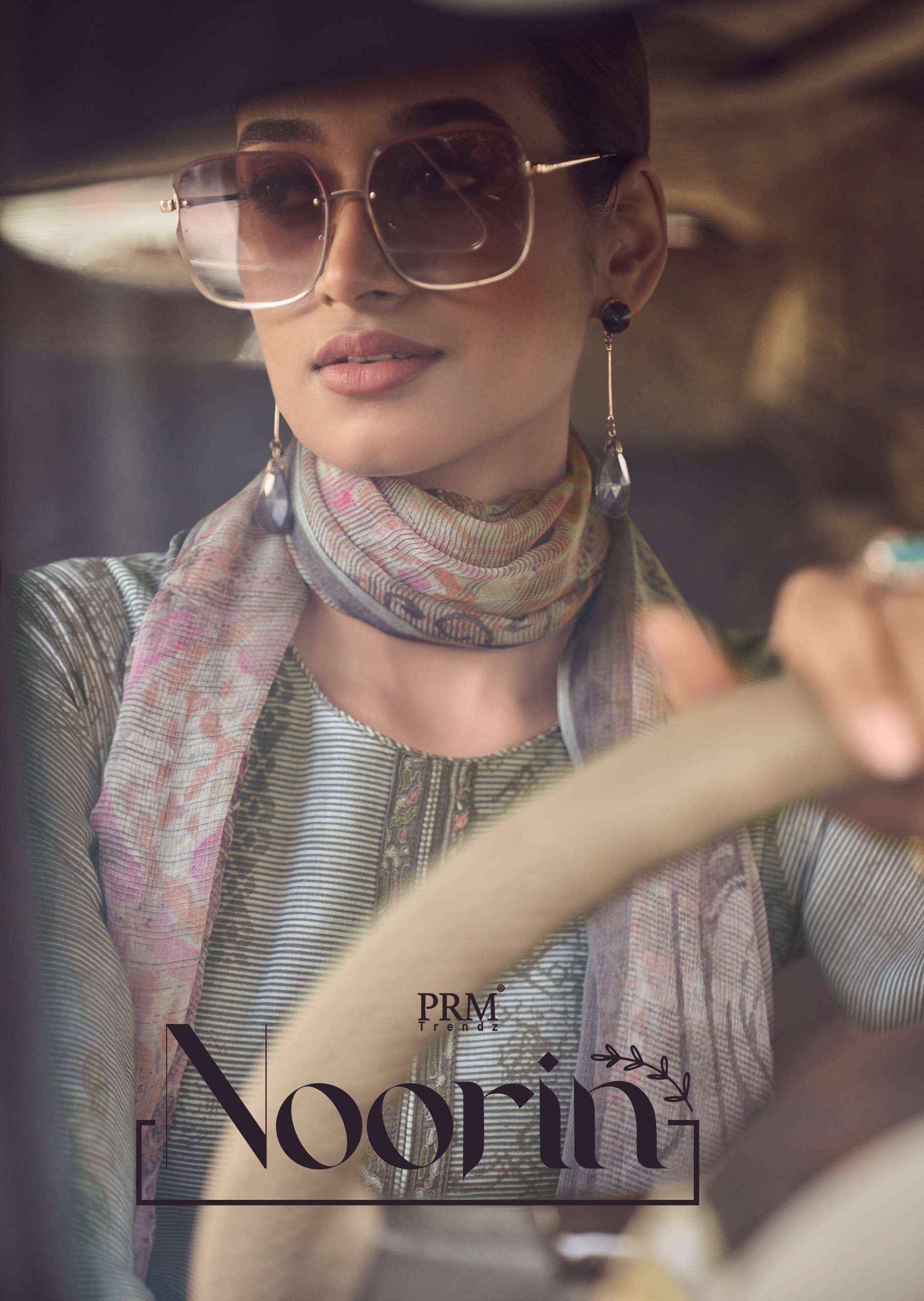 PRM TRENDZ NOORIN LINEN COTTON DESIGNER SUITS ( 8 PCS CATALOG )