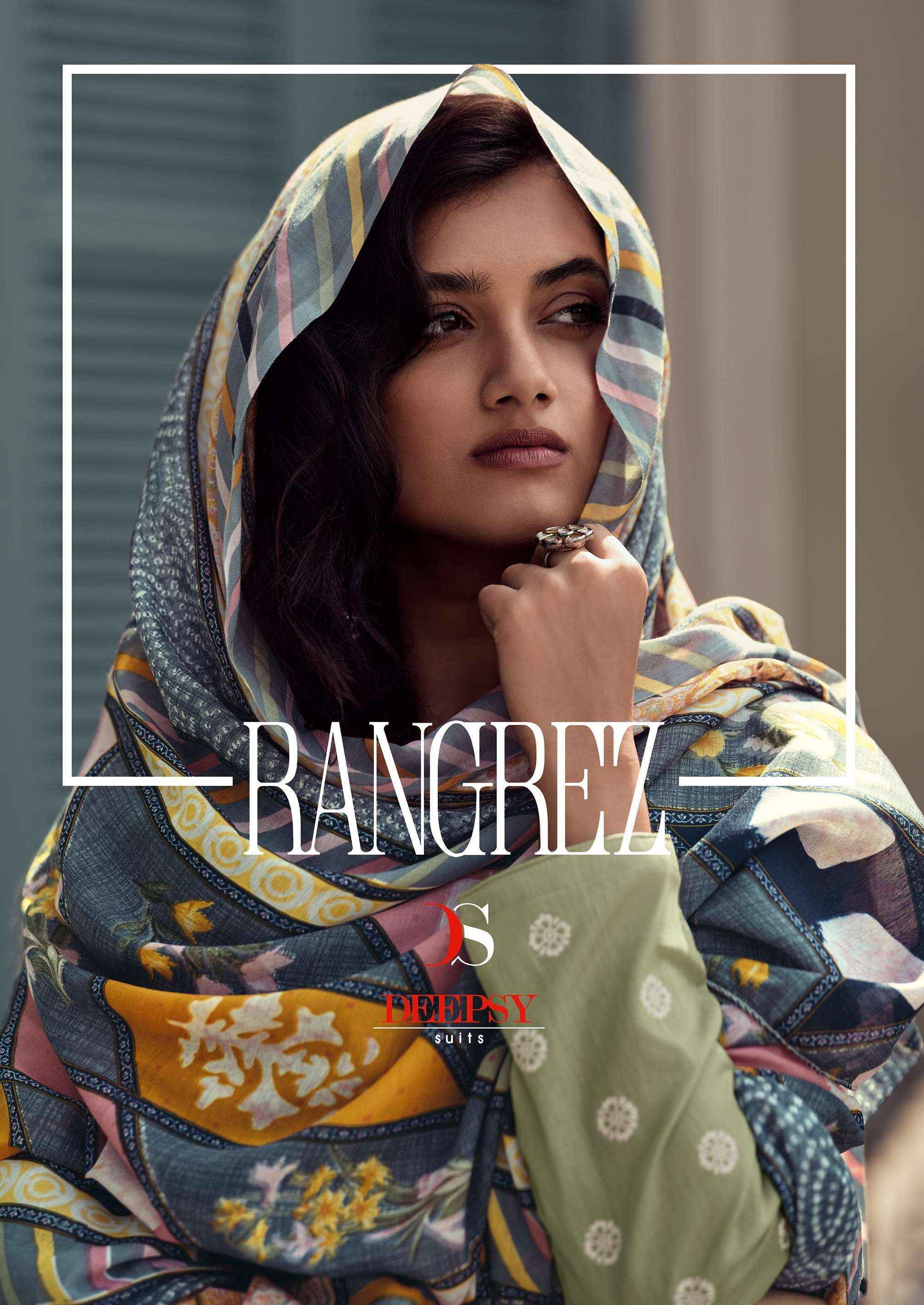 DEEPSY SUITS RANGREZ LAWN COTTON PAKISTANI DRESS MATERIAL