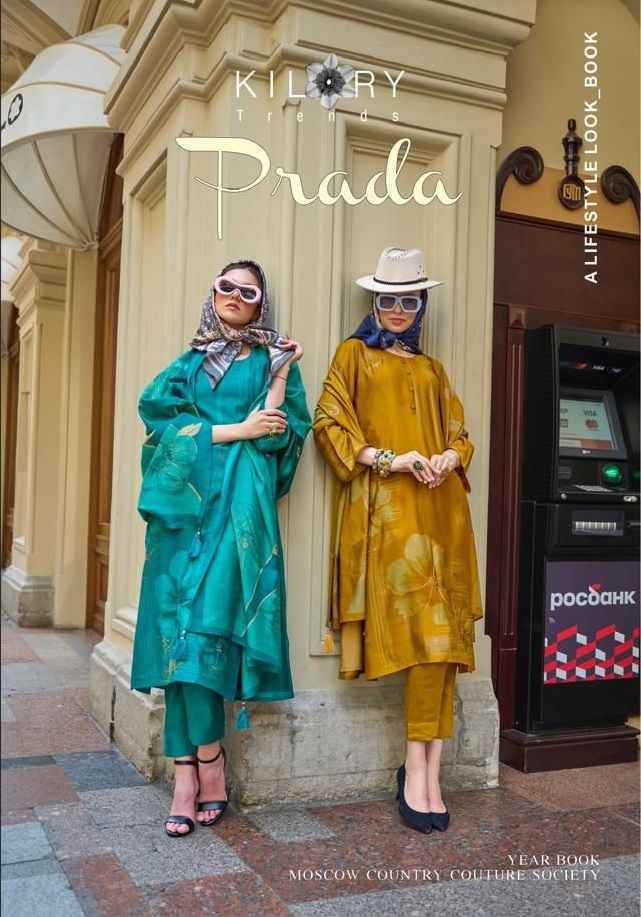 Kilory Trendz Prada Viscose Dress Material 6 pcs Catalogue