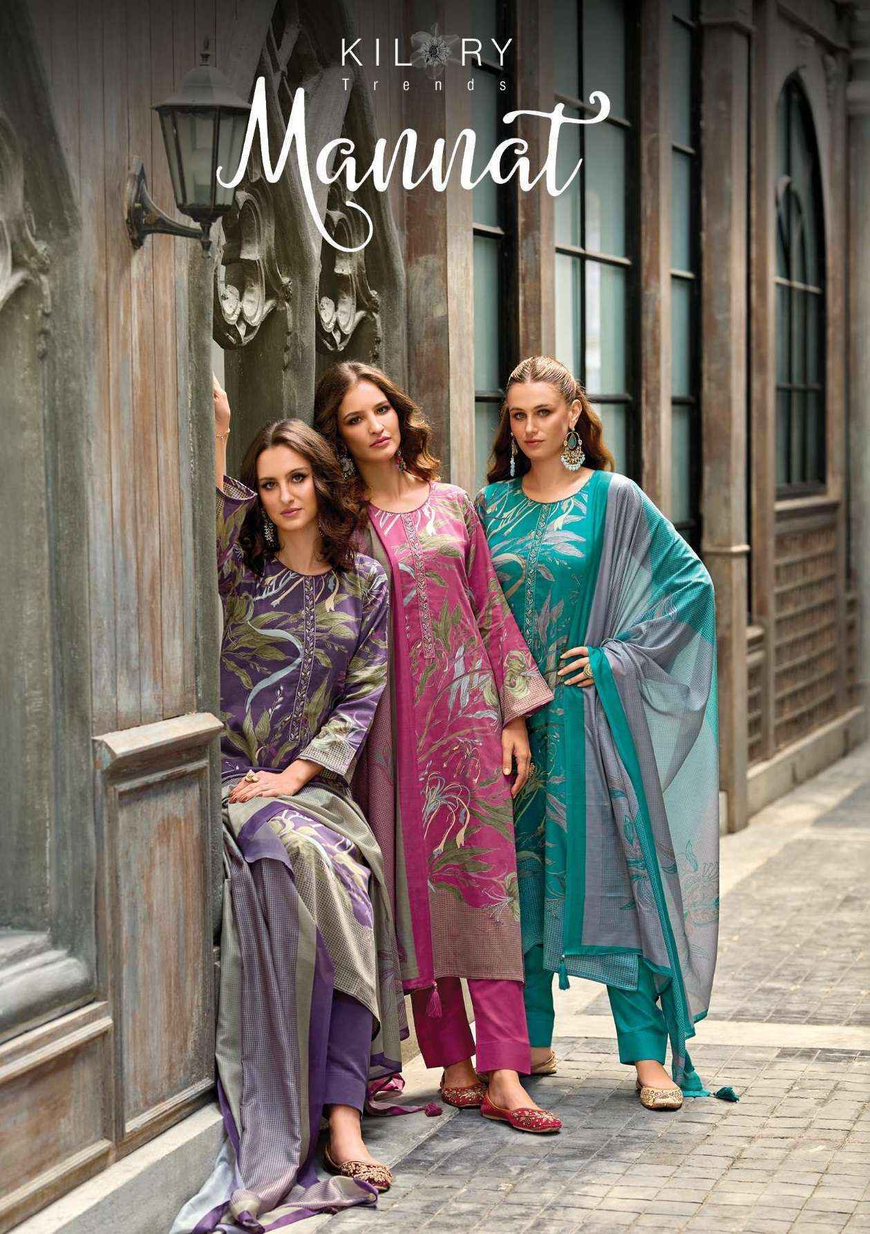Kilory Trends Mannat Wholesale Jam Cotton Dress Material ( 4 pcs Catalogue )