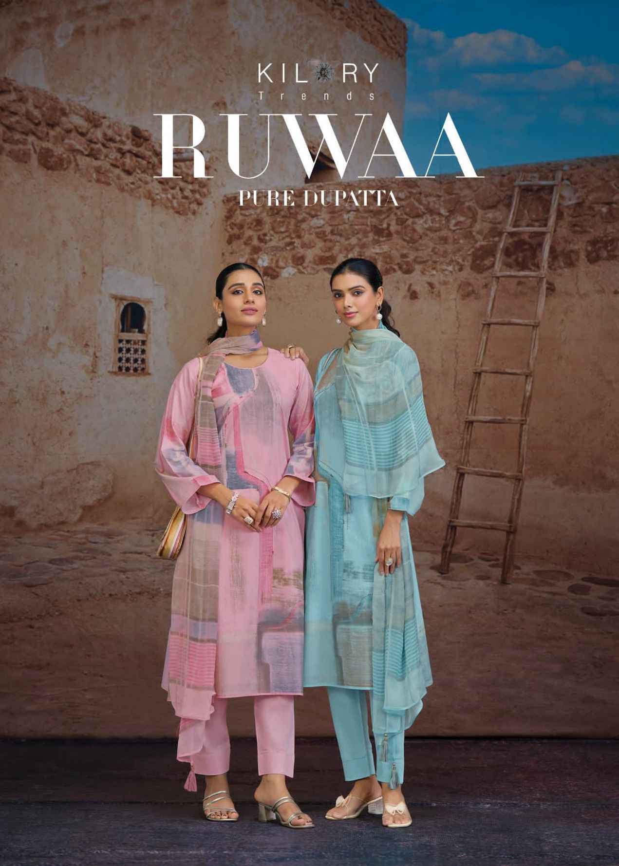 Kilory Trends Ruwaa Wholesale Cotton Dress Material Lowest Price ( 4 pcs Catalogue )