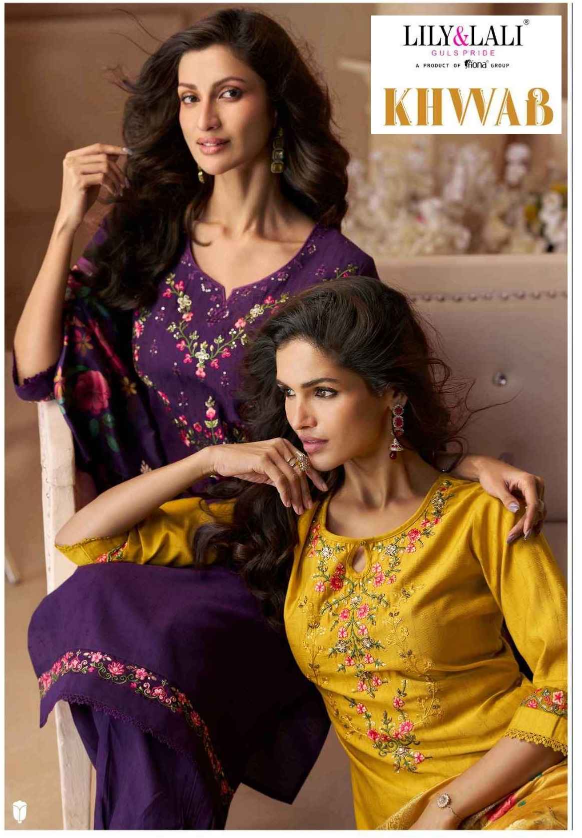 Lily And Lali Khwab Readymade Stylish Suits - Wholesale Surat Market ( 6 Pcs Catalogue )