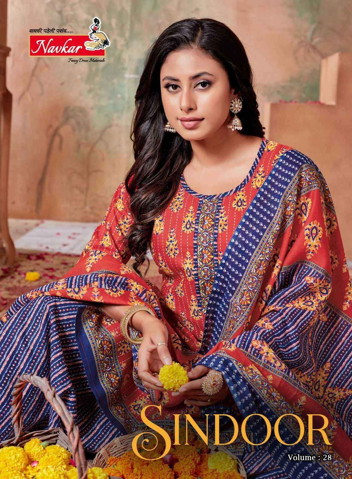 Navkar Sindoor Vol 28 Cotton With Inner Readymade Suits Wholesale Price ( 16 Pcs Catalogue )