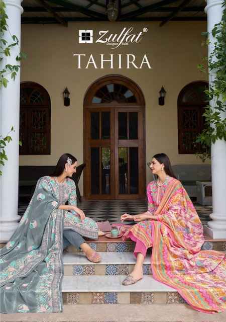 Zulfat Designer Tahira Wholesale Cotton Dress Material - Surat Wholesale Market ( 8 pcs Catalogue )