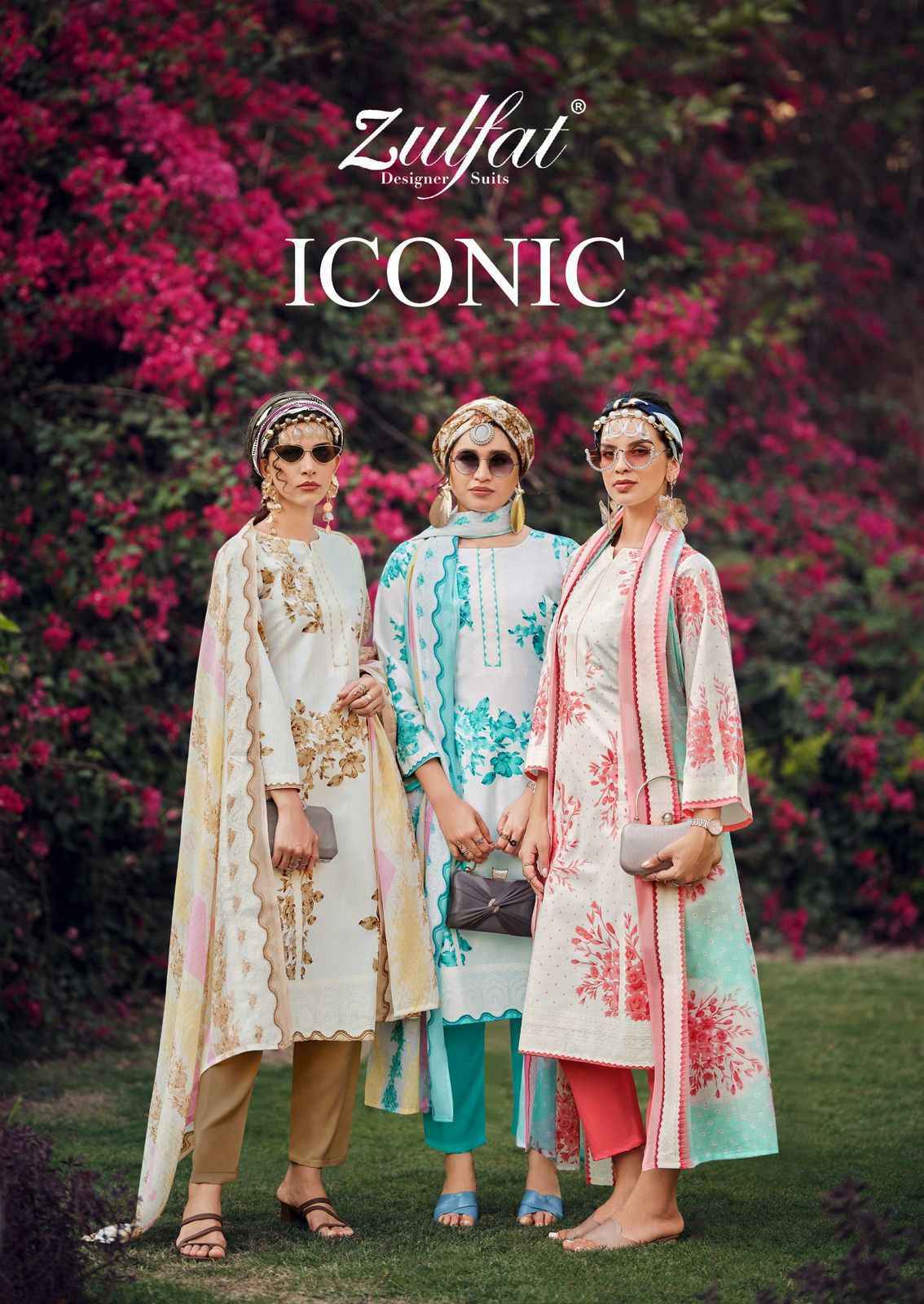 Zulfat Iconic Cotton Suits  Wholesale Market Surat ( 8 pcs Catalogue )