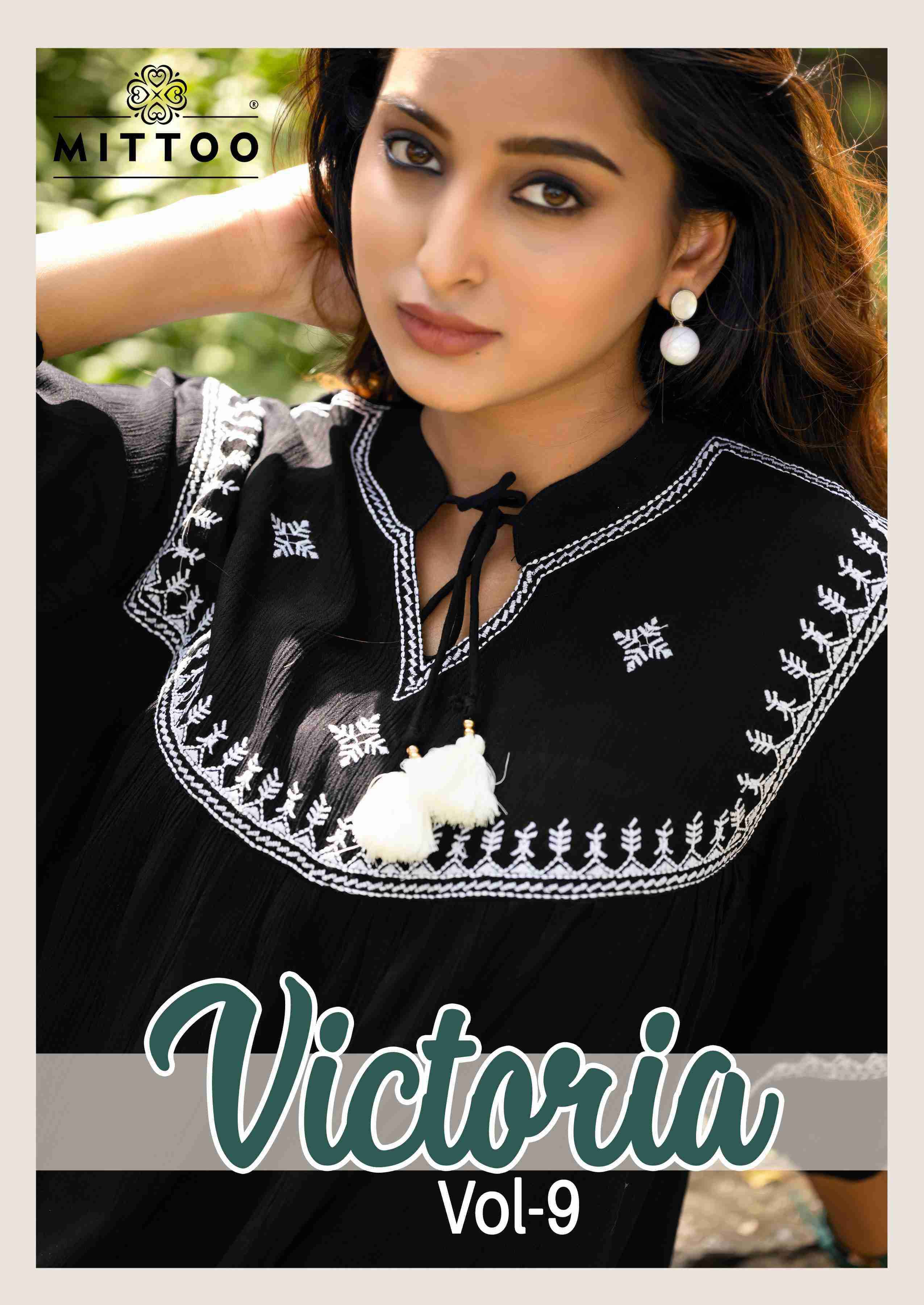 Mittoo Victoria Vol 9 Rayon Short Tops ( 6 Pcs Catalogue )