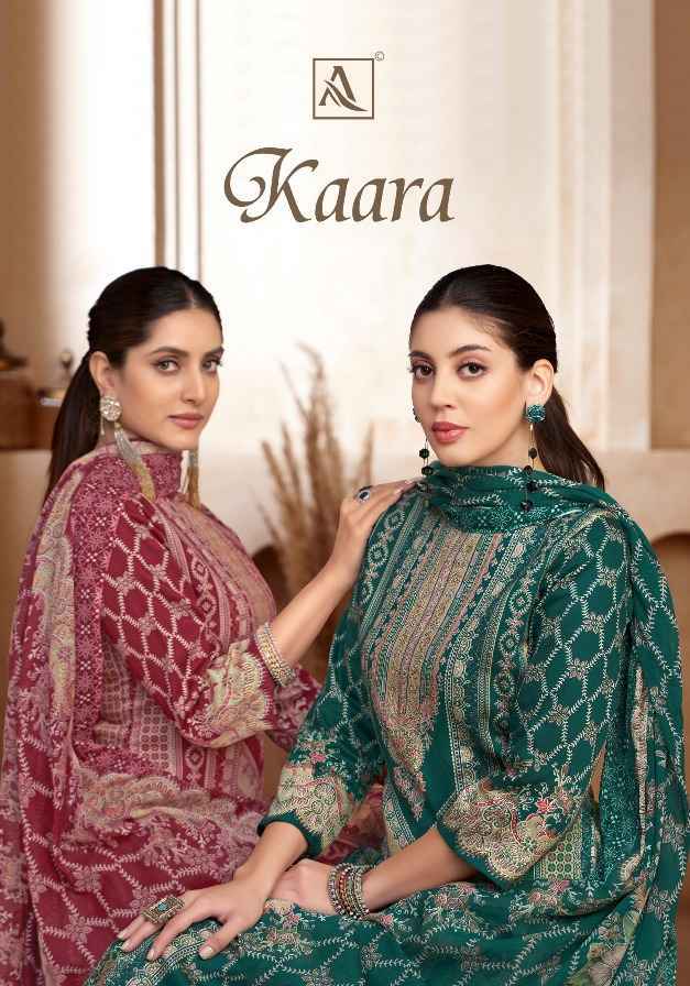 ALOK SUITS KAARA PURE ZAM COTTON DRESS MATERIAL AT WHOLESALE CATALOG ( 6 pcs CATALOG )