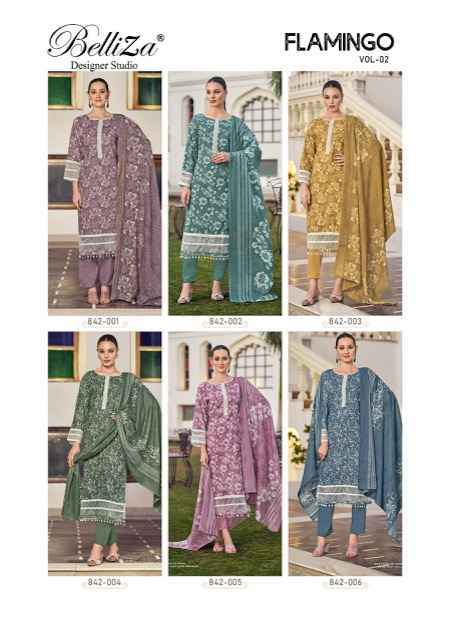 Belliza Flamingo Vol 2 Cotton Salwar Kameez Surat Wholesale ( 6 pcs Catalogue )