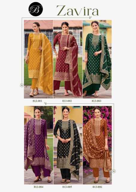 Belliza Zavira Viscouse Dress Material Wholesale Price ( 6 pcs Catalogue )