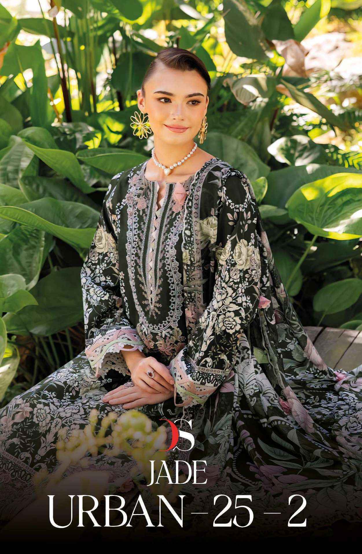 Deepsy Jade Urban 25-2 Cotton Pakistani Salwar Suits ( 8 pcs Catalogue )