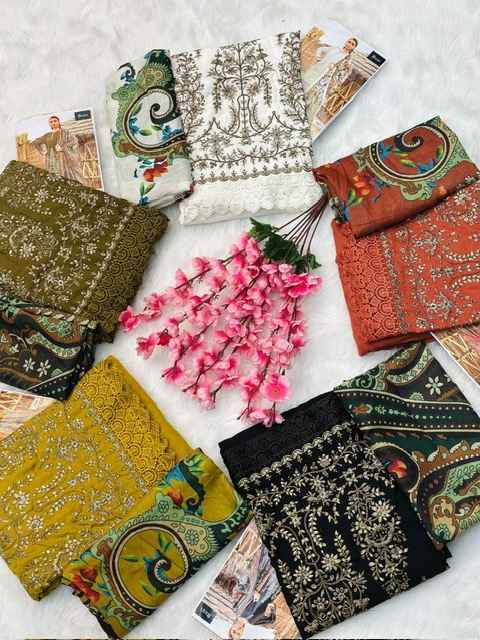 Jihan 3585 Rayon Cotton Dress Material Wholesale Price ( 5 pcs Catalogue )
