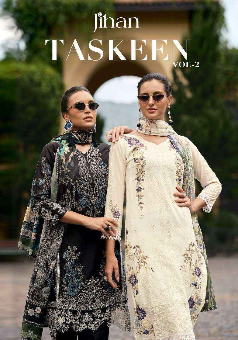 Jihan Taskeen Vol 2 Cotton Dress Material Wholesale Price ( 6 pcs Catalogue )