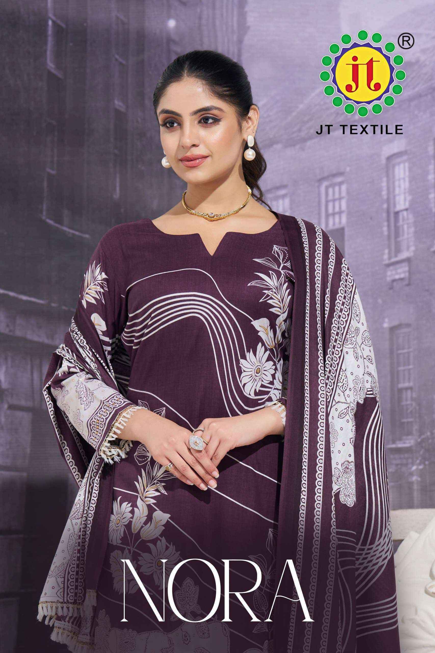 Jt Nora Rayon Dress Suits New Catalog Online Shopping ( 5 pcs Catalogue )