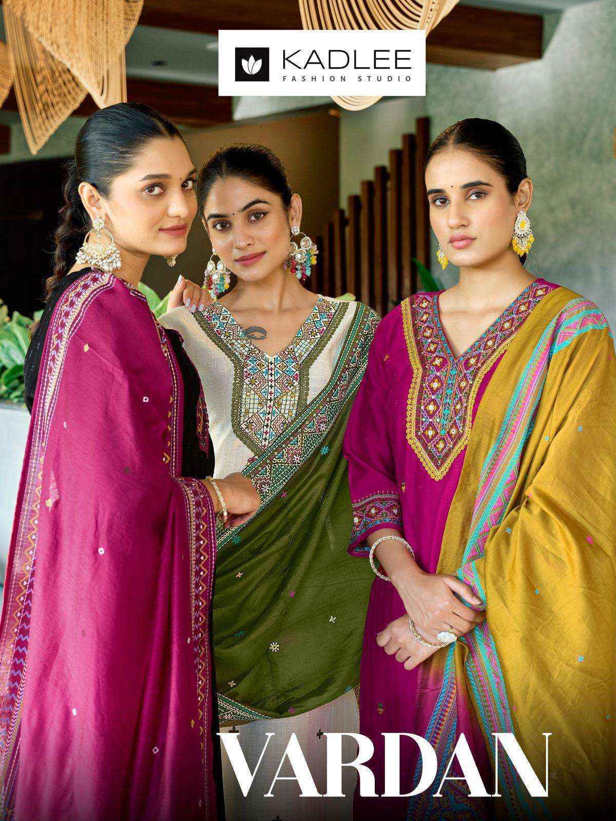 Kadlee Vardan Viscose Readymade Suit Wholesale Price ( 4 Pcs Catalog )