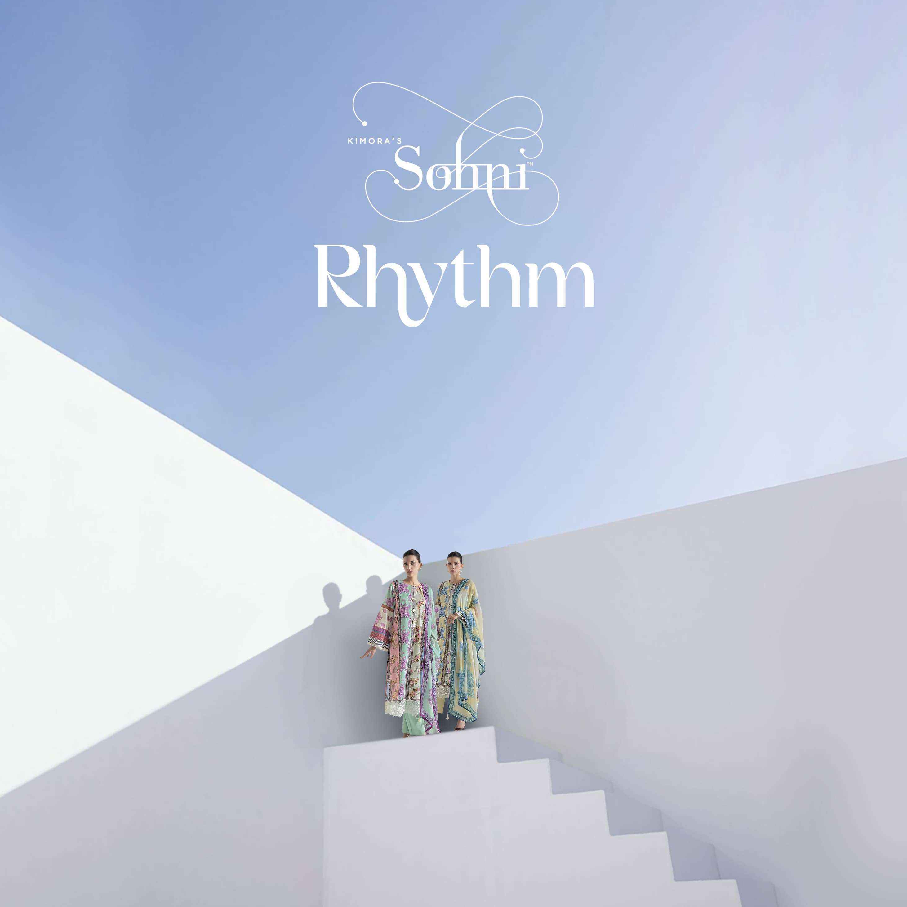 Kimora Sohni Rhythm Vol 26 Lawn Cotton Dress Material Wholesale Rate ( 4 Pcs Catalog )