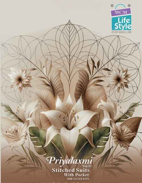 MCM Lifestyle Priyalaxmi Vol 35 Cotton Dress Material Wholesale Price ( 20 Pcs Catalog )