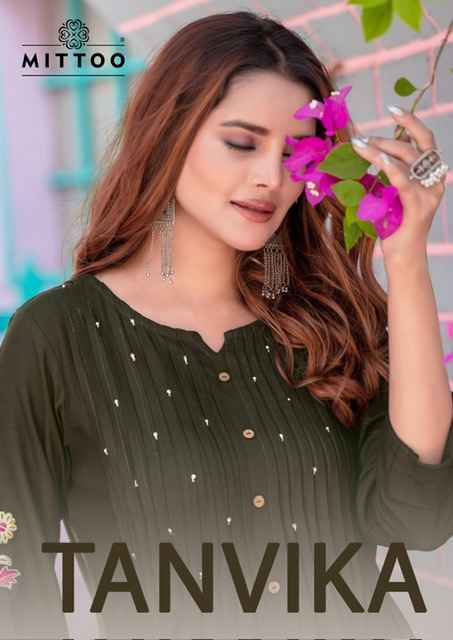 Mittoo Tanvika Rayon Kurti With Bottom Set Wholesale Price ( 5 Pcs Catalog )