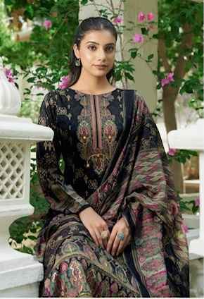 Rupali Fashion Florous Viscouse Musline Dress Material Wholesale Price ( 4 Pcs Catalog )