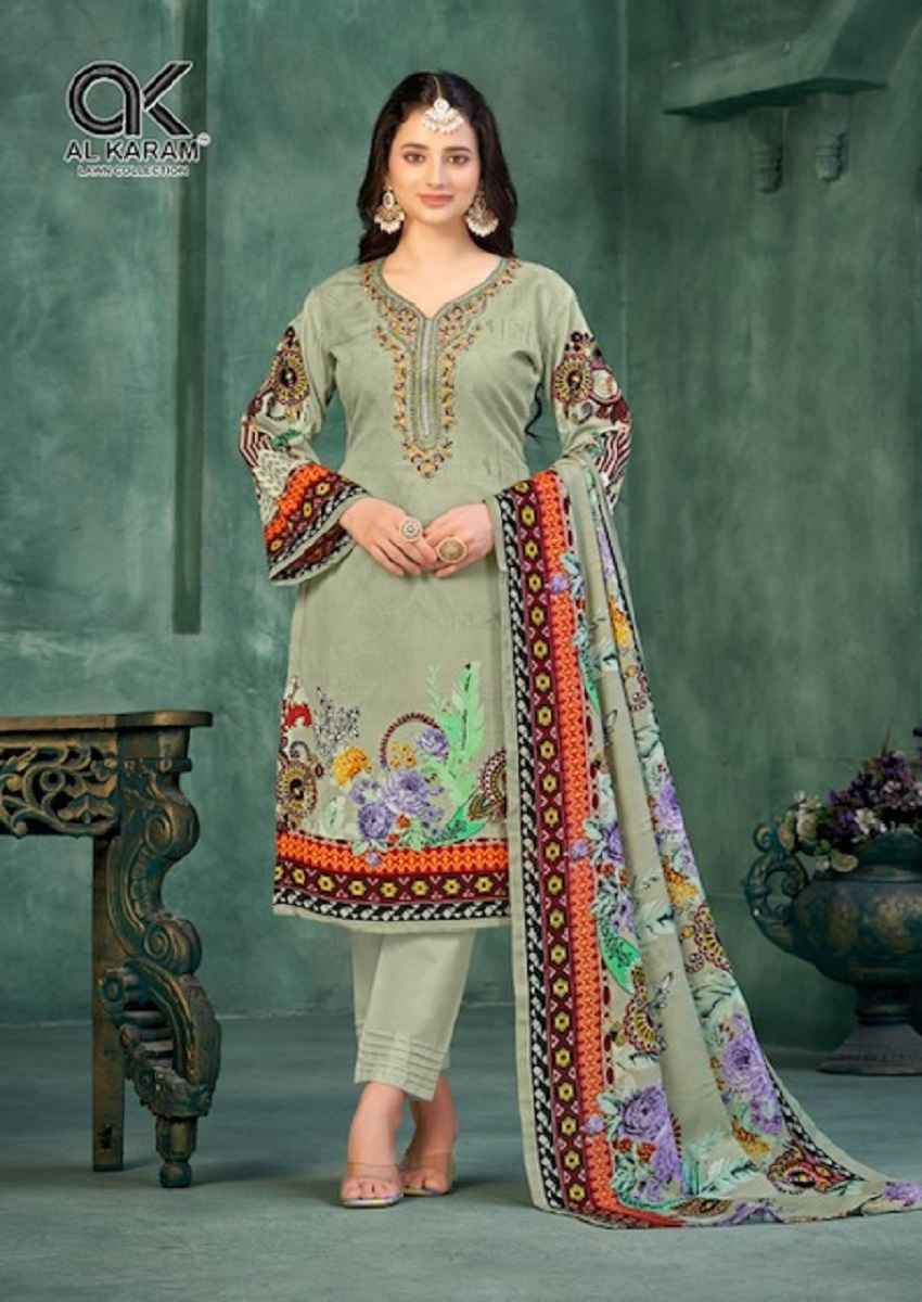 Al Karam Gulfam Vol 3 Cotton Dress Material Wholesale Factory Price