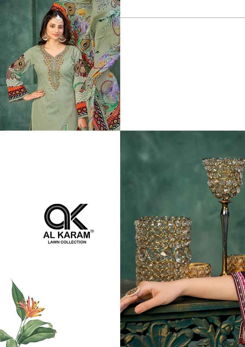 Al Karam Gulfam Vol 3 Cotton Dress Material Wholesale Factory Price