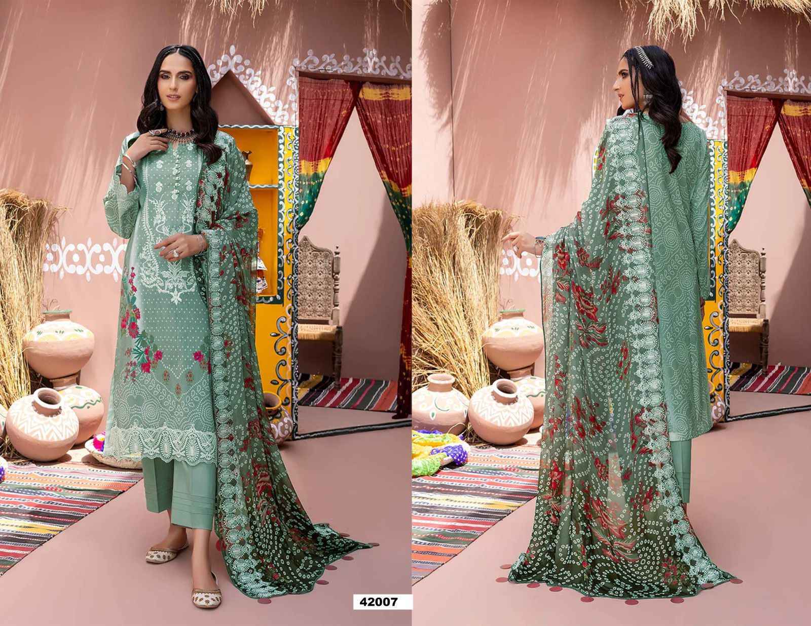 Apana Cotton Razia Sultan Vol 42 Cotton Dress Material Wholesale Factory Price