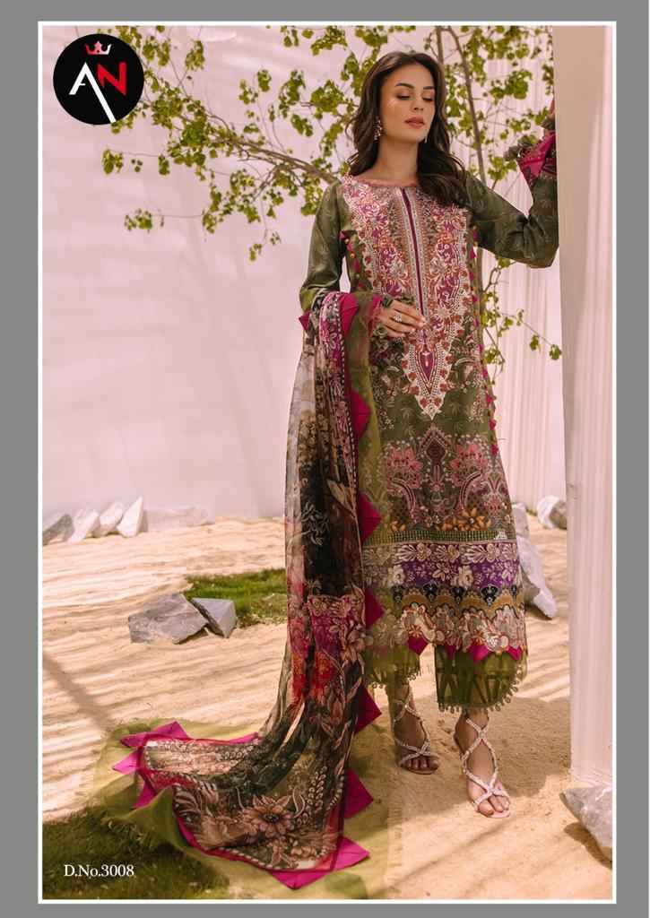 Asifa Nabeel Vol 3 Cotton Dress Material 8 pcs Catalogue - Wholesale Factory