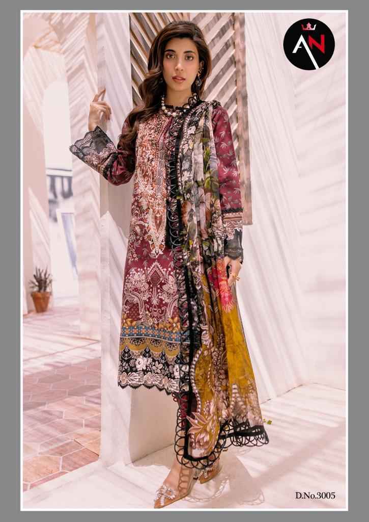 Asifa Nabeel Vol 3 Cotton Dress Material 8 pcs Catalogue - Wholesale Factory