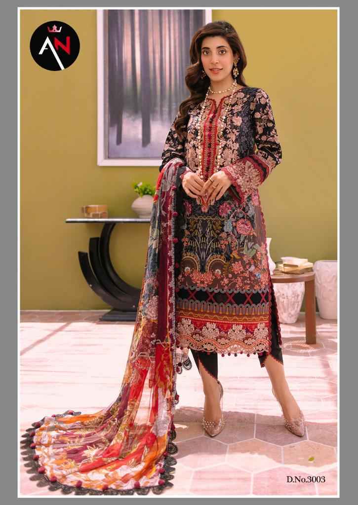 Asifa Nabeel Vol 3 Cotton Dress Material 8 pcs Catalogue - Wholesale Factory