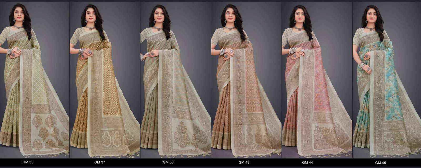 AURA KAYAAS VOL 6 CASUAL WEAR FANCY SAREES WHOLESALE FACTORY PRICE