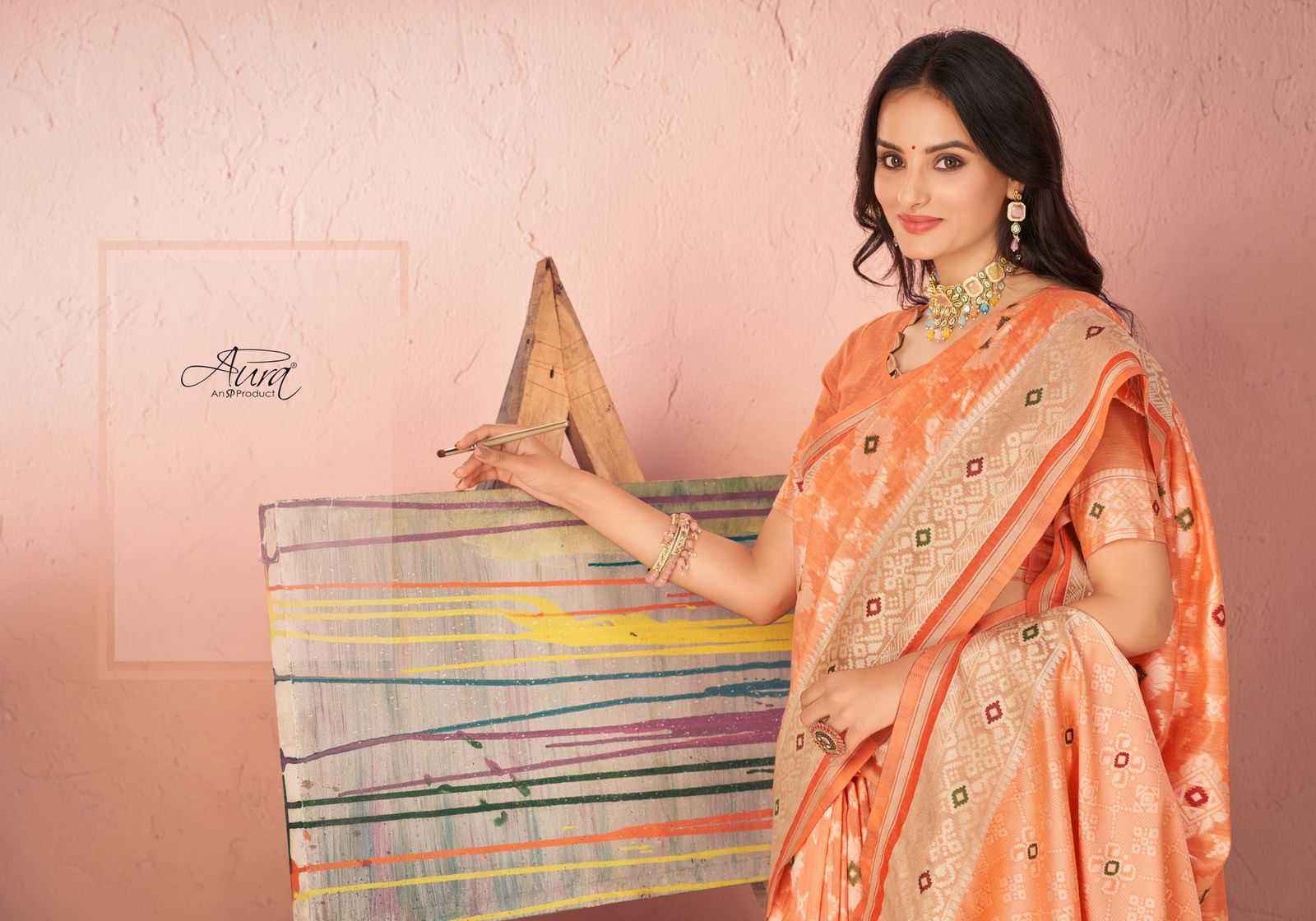 AURA SAREE AYLA COTTON COMFORTABLE TO WEAR SAREES