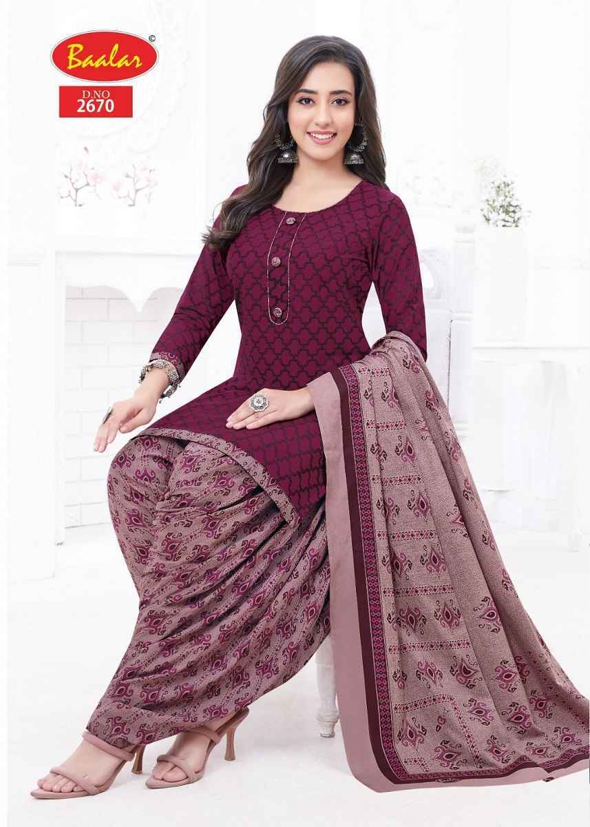 Baalar Zaara Patiyala Vol 16 Cotton Dress Material 18 pcs Catalogue - Wholesale Factory