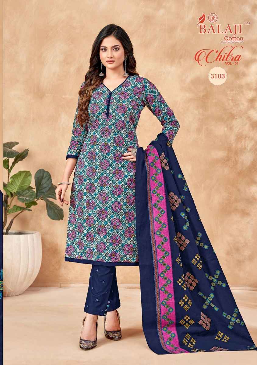 Balaji Chitra Vol 31 Cotton Dress Material 10 pcs Catalogue - Wholesale Factory Price